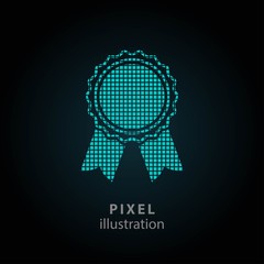 Award - pixel illustration.