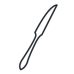 Cutlery in black and white isolated icon design, vector illustration graphic.