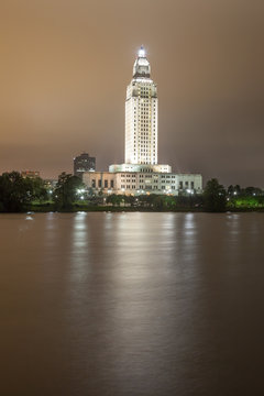 Louisiana State Capitol In Baton Rouge