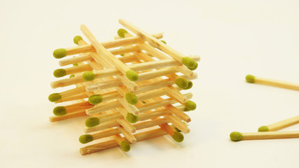 Playing with matches.