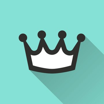 Crown vector icon.