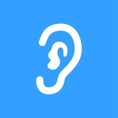 Ear - vector icon.