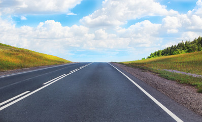 Obraz premium landscape with road and sky