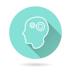 Brain - vector icon.