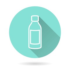 Medicine bottle - vector icon.