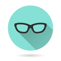 Glasses - vector icon.