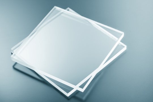Samples of bulletproof glass