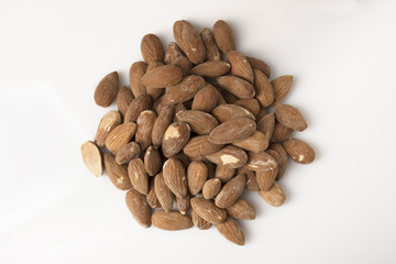 Pile of Almonds - Overhead