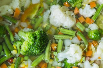 Delicious vegetables stew