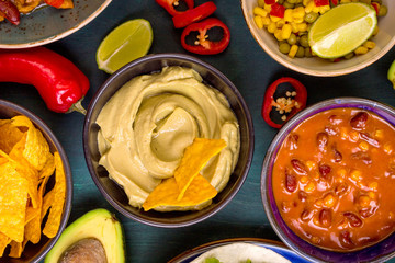 Mixed mexican food