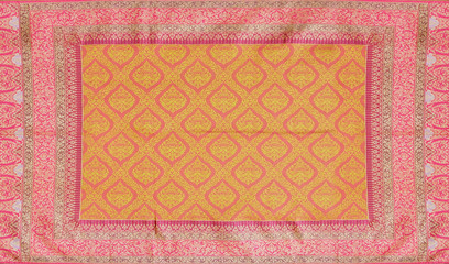 Cotton / Close up cotton fabric thai style.
