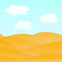 Desert on a sunny day