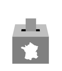 Urne de vote en France