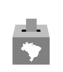 Urne de vote au Brésil