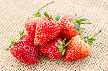 Fresh heap of strawberry.