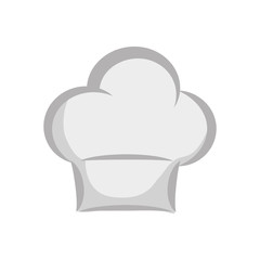 Kitchen and menu concept represented by chefs hat icon. isolated and flat illustration 