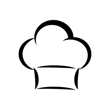 Kitchen and menu concept represented by chefs hat icon. isolated and flat illustration 