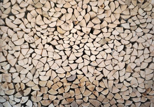 firewood from pine wood