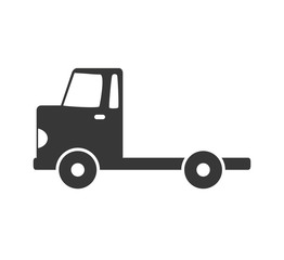 Delivery and Shipping concept represented by truck icon. isolated and flat illustration 
