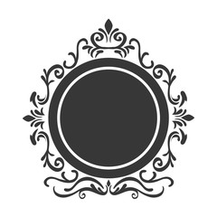 Vintage draw concept represented by seal stamp icon. isolated and flat illustration 