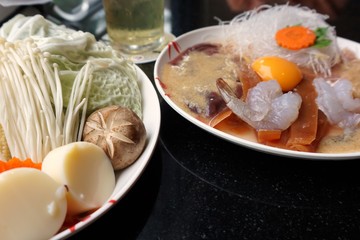 set of sukiyaki