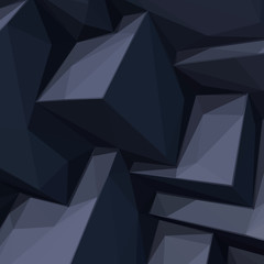 Obraz premium Background with abstract black cubes