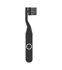 Dental care instument concept represented by brush icon. isolated and flat illustration 