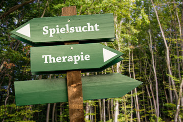 Schild 99 - Spielsucht