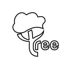 Nature and plant concept represented by tree icon. isolated and flat illustration 