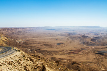 Fototapeta na wymiar National geological park HaMakhtesh HaRamon. Israel .