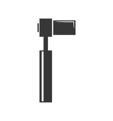 Fototapeta premium Constuction and repair concept represented by wrench tool icon. isolated and flat illustration 
