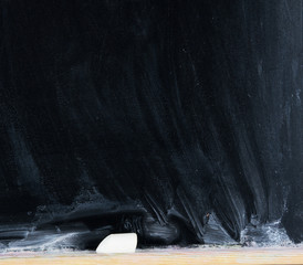 Blackboard and chalk.Background