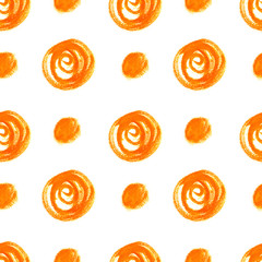 Materiał do szycia Watercolor brush stroke artistic seamless pattern