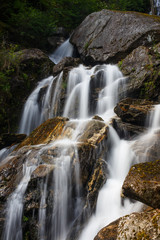 Fototapeta na wymiar Waterfall on the Rocks