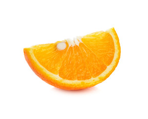 Orange fruit isolated on white background