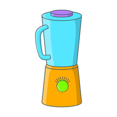 Blender icon in cartoon style isolated on white background. Cooking in kitchen symbol