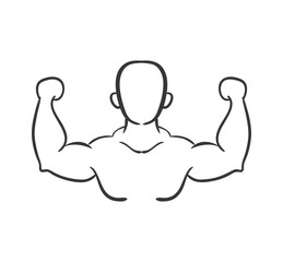 Healthy lifestyle concept represented by avatar man icon. isolated and flat illustration 