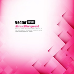 Abstract background light pink with basic geometry element vecto