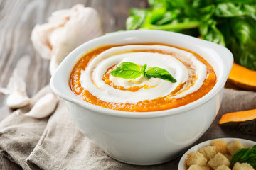 Pumpkin cream soup