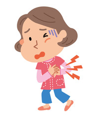 更年期　胸の痛み