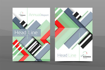 Design of annual report cover brochure