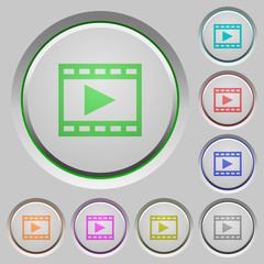 Play movie push buttons