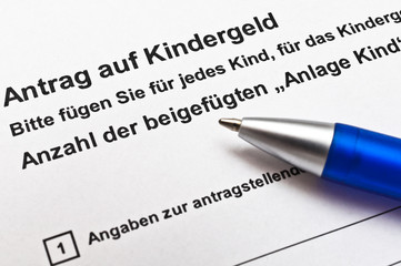 Antrag Kindergeld