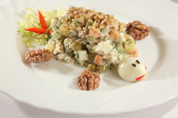 salad designed as bugs