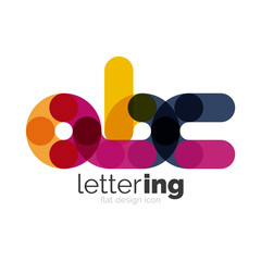 Letter logo business icon