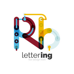 Letter logo business icon