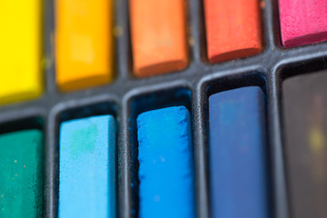 chalk color pastel background.