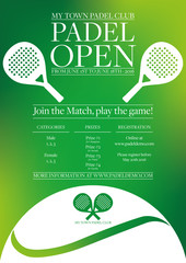 Padel Tournament Poster