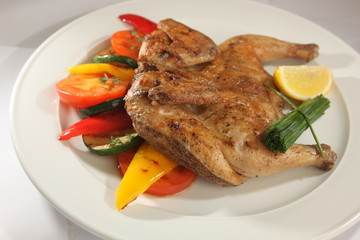 tabaka on vegetables and pepper