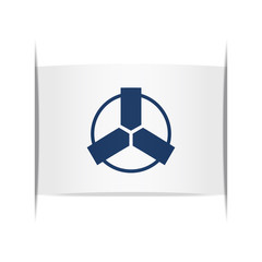 Flag of Shirobe (Ehime Prefecture, Japan).